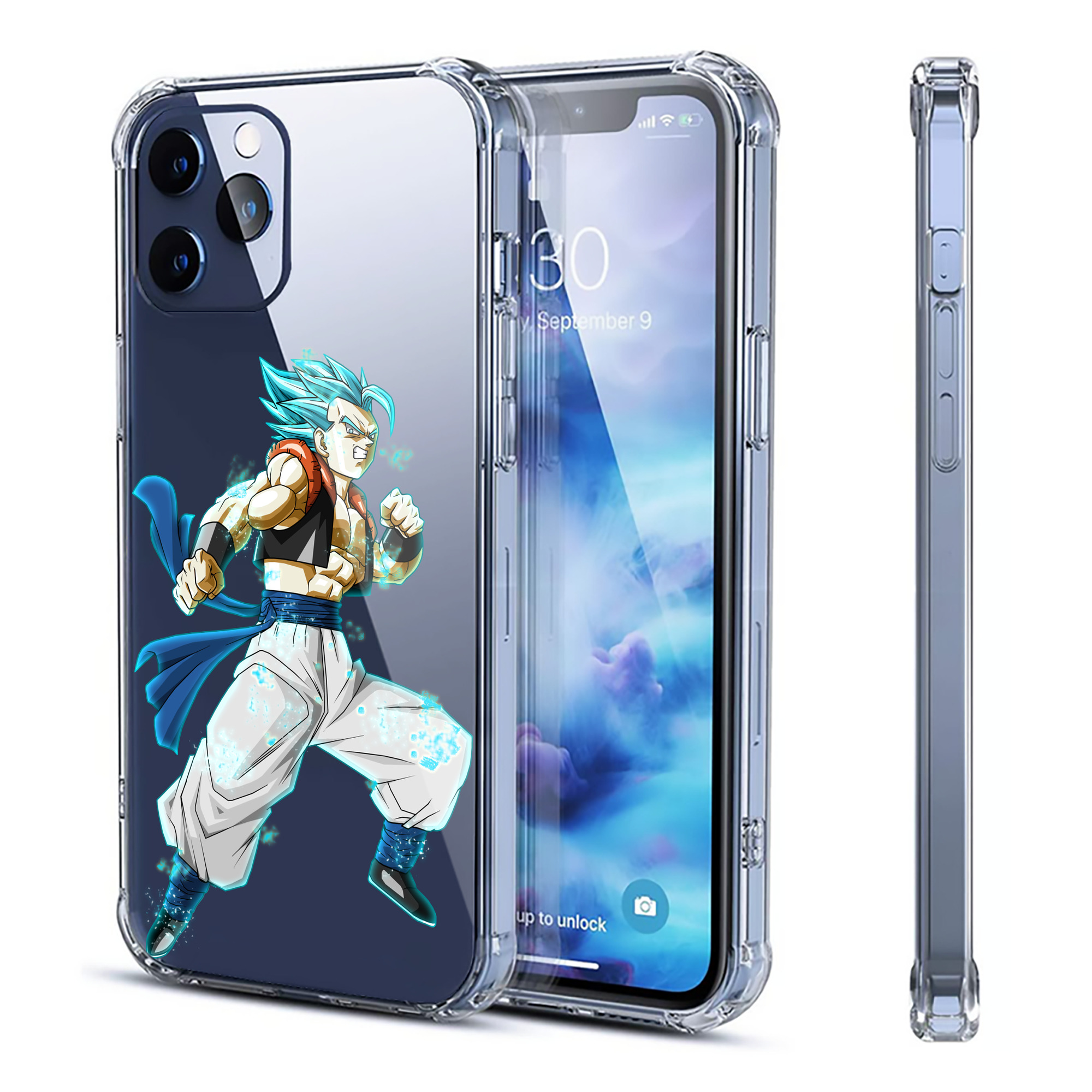（画像用） ドラゴンボール ベジータ四世（Bejīta Yonsei）DRAGON BALL Vegeta IV 【iPhone 12シリーズ対応】透明スマホケース（クリアソフトケース）